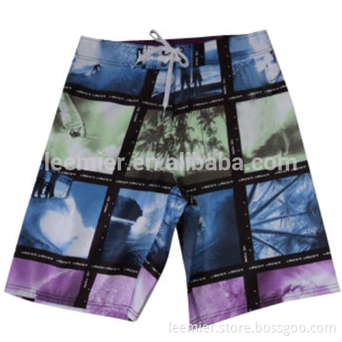 Men's custom made vintage full printed board shorts